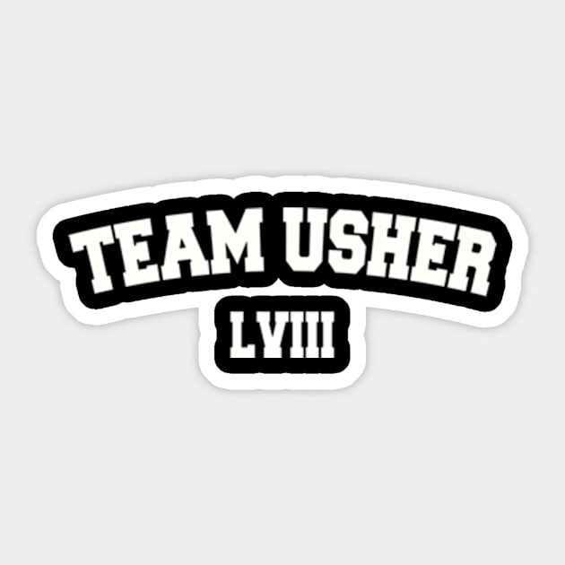 Team Usher LVIII Sticker by style flourish